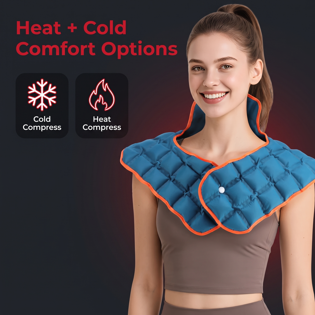 Heated Shoulder Neck Wrap - heat and cold comfort options