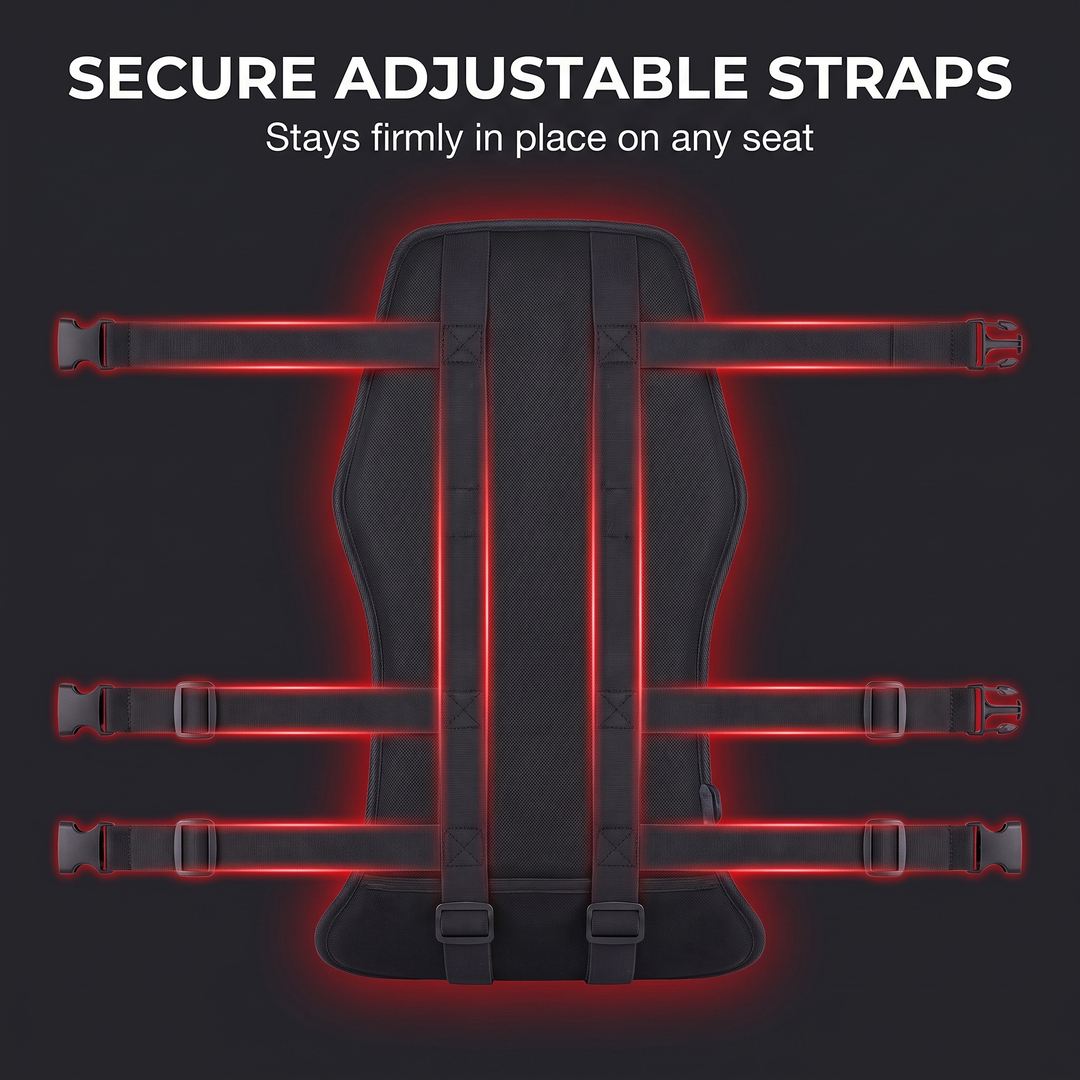 Therapeutic Electric Heating Vibrating Massage Pad for Back Lumbar Shoulder Muscle Relief Seat Cushion Car Office Home Use