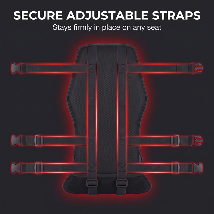 Therapeutic Electric Heating Vibrating Massage Pad for Back Lumbar Shoulder Muscle Relief Seat Cushion Car Office Home Use