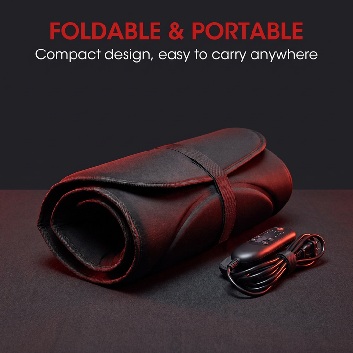 Therapeutic Electric Heating Vibrating Massage Pad for Back Lumbar Shoulder Muscle Relief Seat Cushion Car Office Home Use