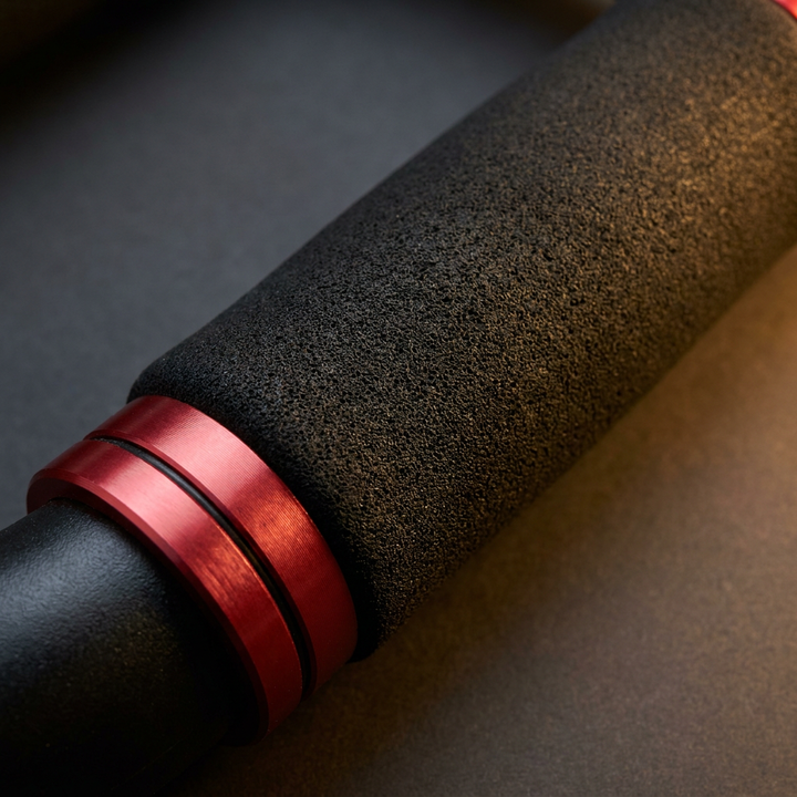 Push-up bar foam grip close-up