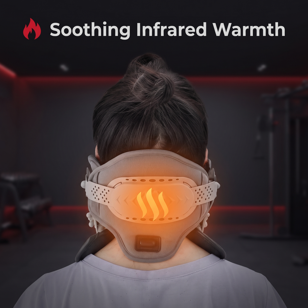 Adjustable Infrared Heating Neck Traction Collar - Soothing Infrared Warmth