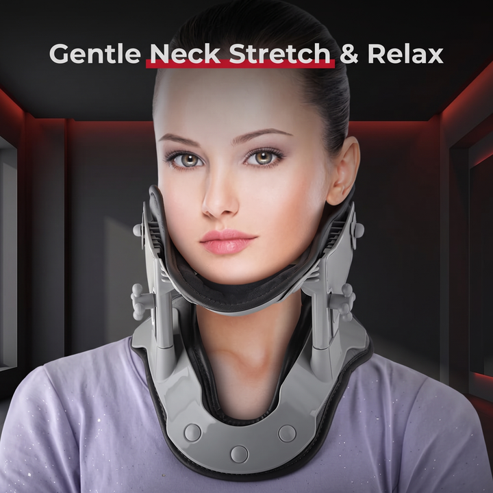 Adjustable Infrared Heating Neck Traction Collar - Gentle Neck Stretch and Relax