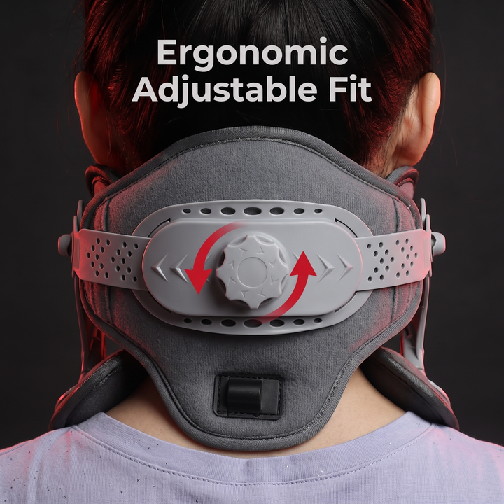 Adjustable Infrared Heating Neck Traction Collar - Ergonomic Adjustable Fit