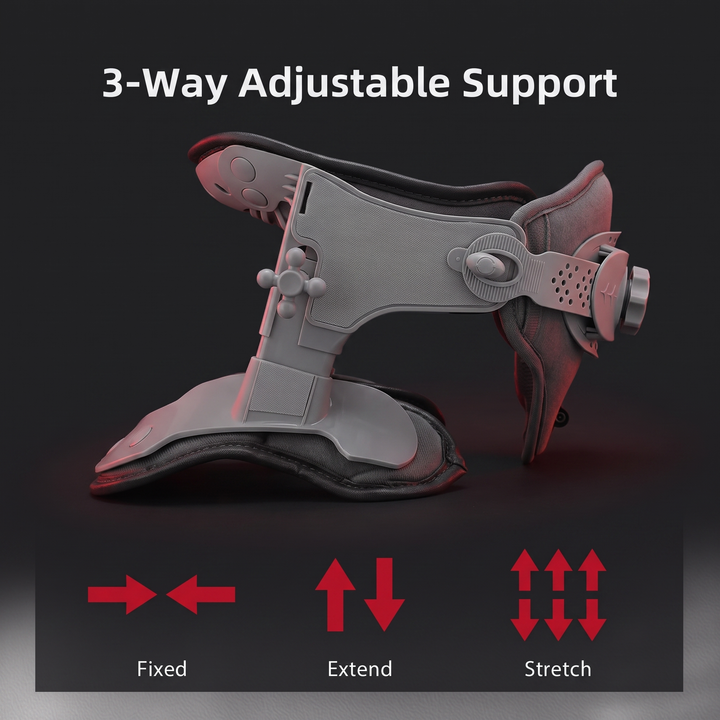 Adjustable Infrared Heating Neck Traction Collar - 3-Way Adjustable Support