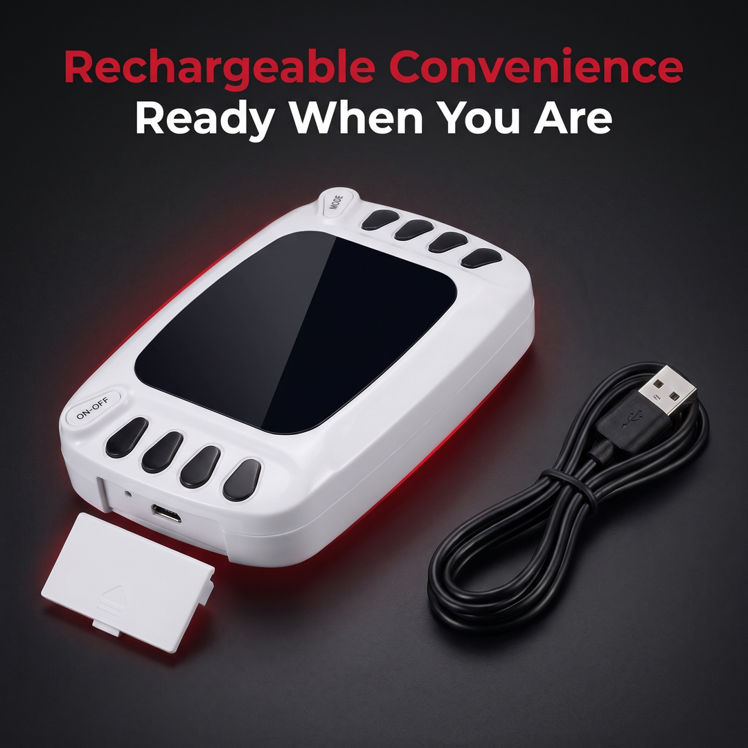 TENS EMS Muscle Stimulator - Rechargeable USB Battery Pack