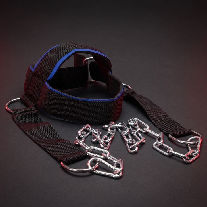 Professional Neck Training Harness - top down product view