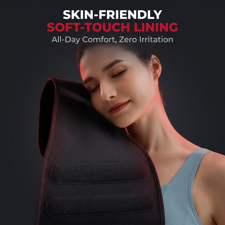 Adjustable Lower Back Brace Lumbar Support Belt - Skin-Friendly Soft-Touch Lining