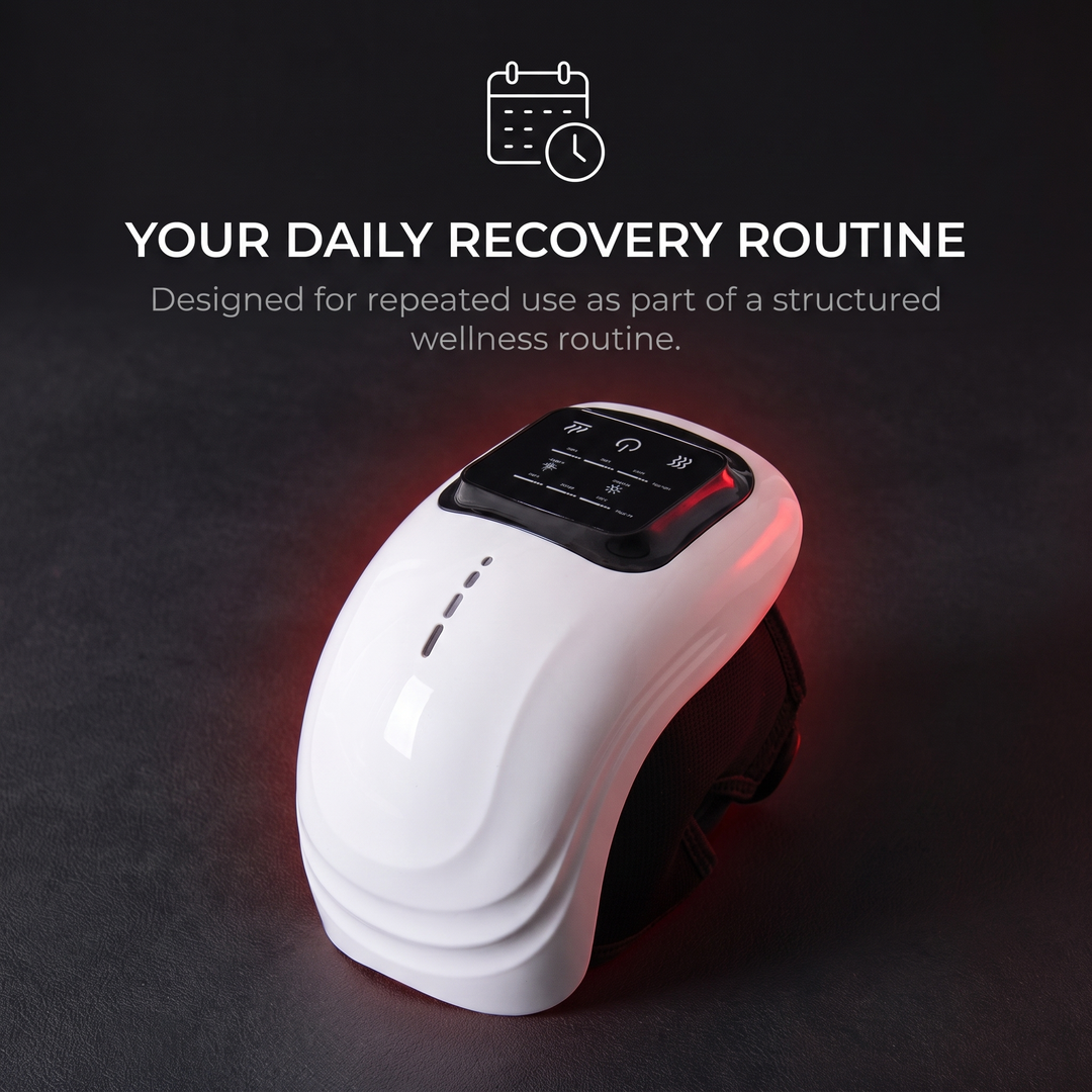Adjustable Knee Massager - Daily Recovery Routine Feature