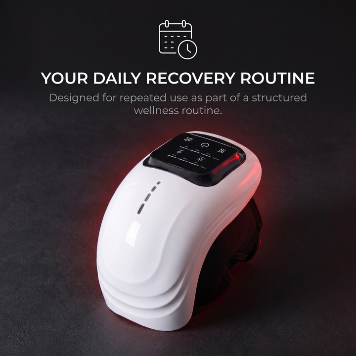 Adjustable Knee Massager - Daily Recovery Routine Feature
