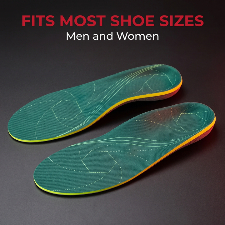Orthopedic shoe insole fitting most men&
