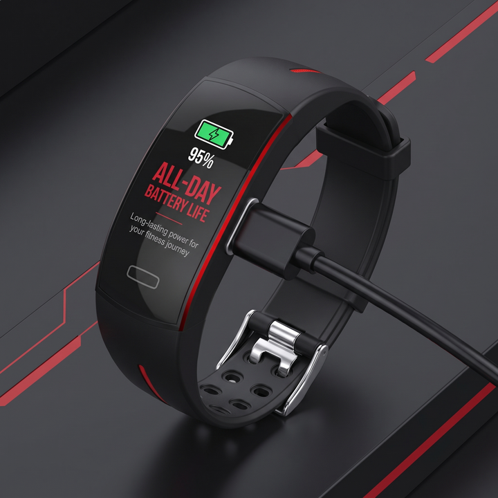 PHYSIOATHLETX Smart Fitness Band all-day battery life for your fitness journey
