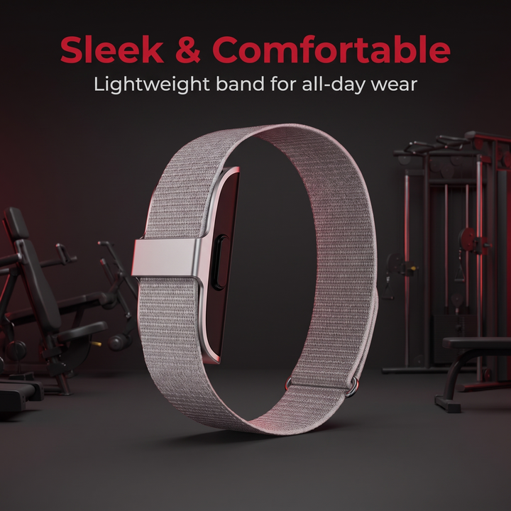 Smart Fitness Tracker Wristband - sleek comfortable band design