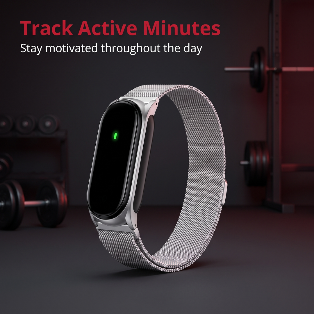 Smart Fitness Tracker Wristband - active minutes tracking