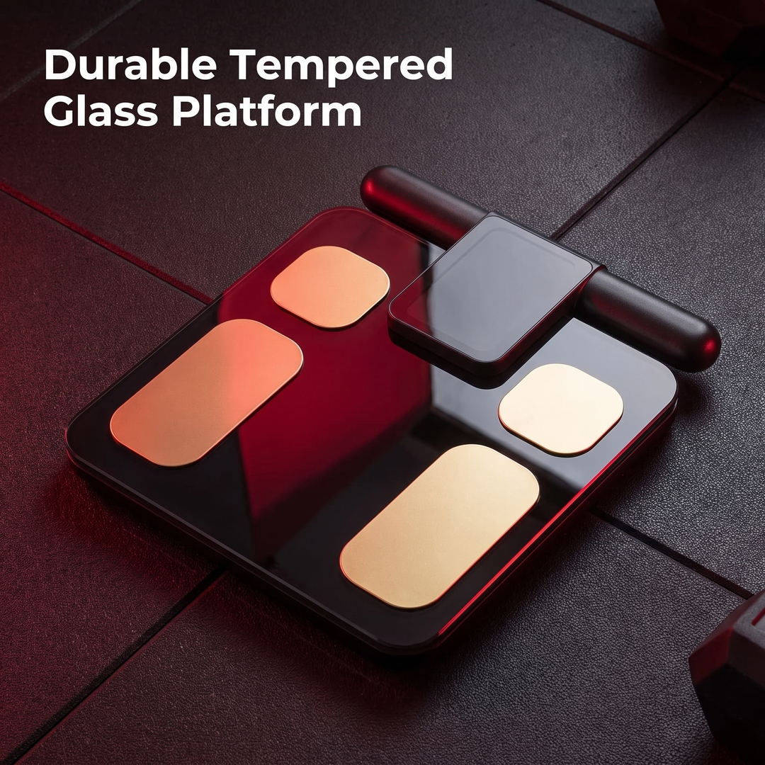 Durable tempered glass platform built for daily use