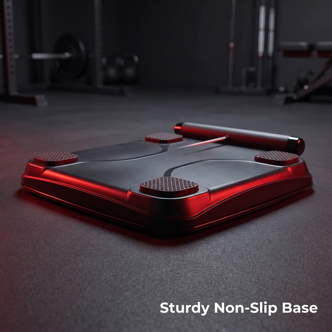 Sturdy non-slip base for safe stable stepping