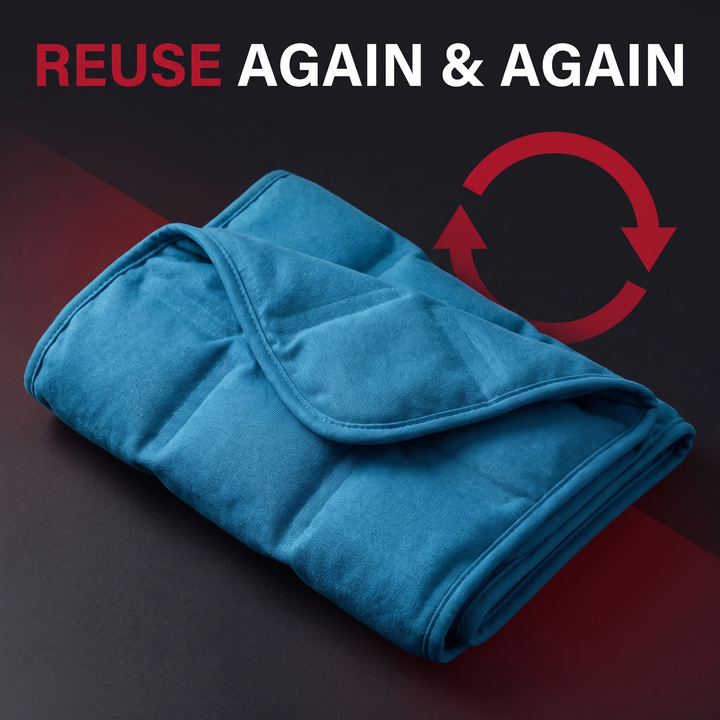 Reusable recovery wrap designed for repeated use