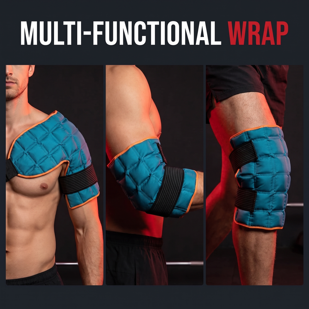 Multi-functional recovery wrap for shoulder, elbow and knee