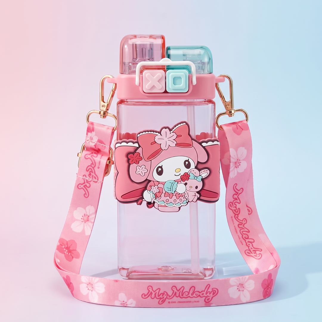 Kawaii Cartoon Straw Tumbler Cup - My Melody-A Design