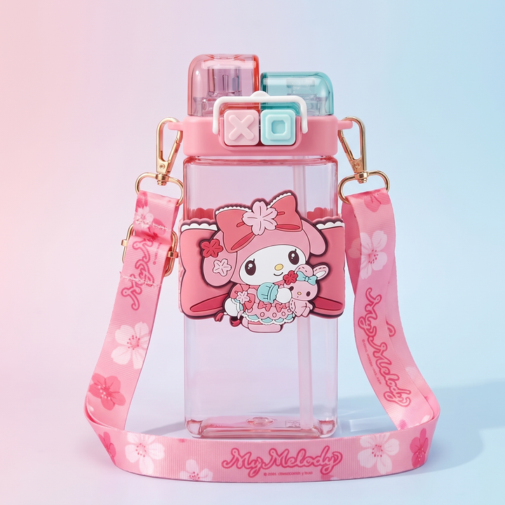 Kawaii Cartoon Straw Tumbler Cup - My Melody-A Design