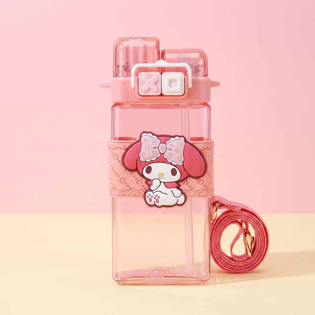 Kawaii Cartoon Straw Tumbler Cup - My Melody-B Design