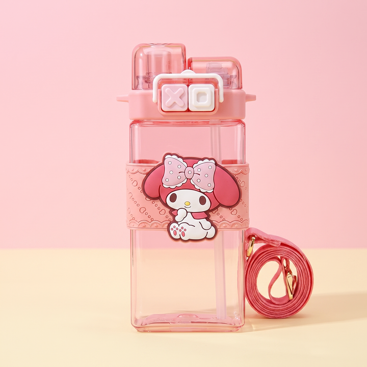 Kawaii Cartoon Straw Tumbler Cup - My Melody-B Design