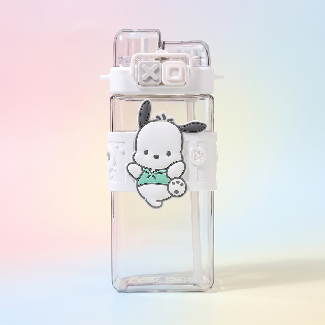 Kawaii Cartoon Straw Tumbler Cup - Pochacco-C Design