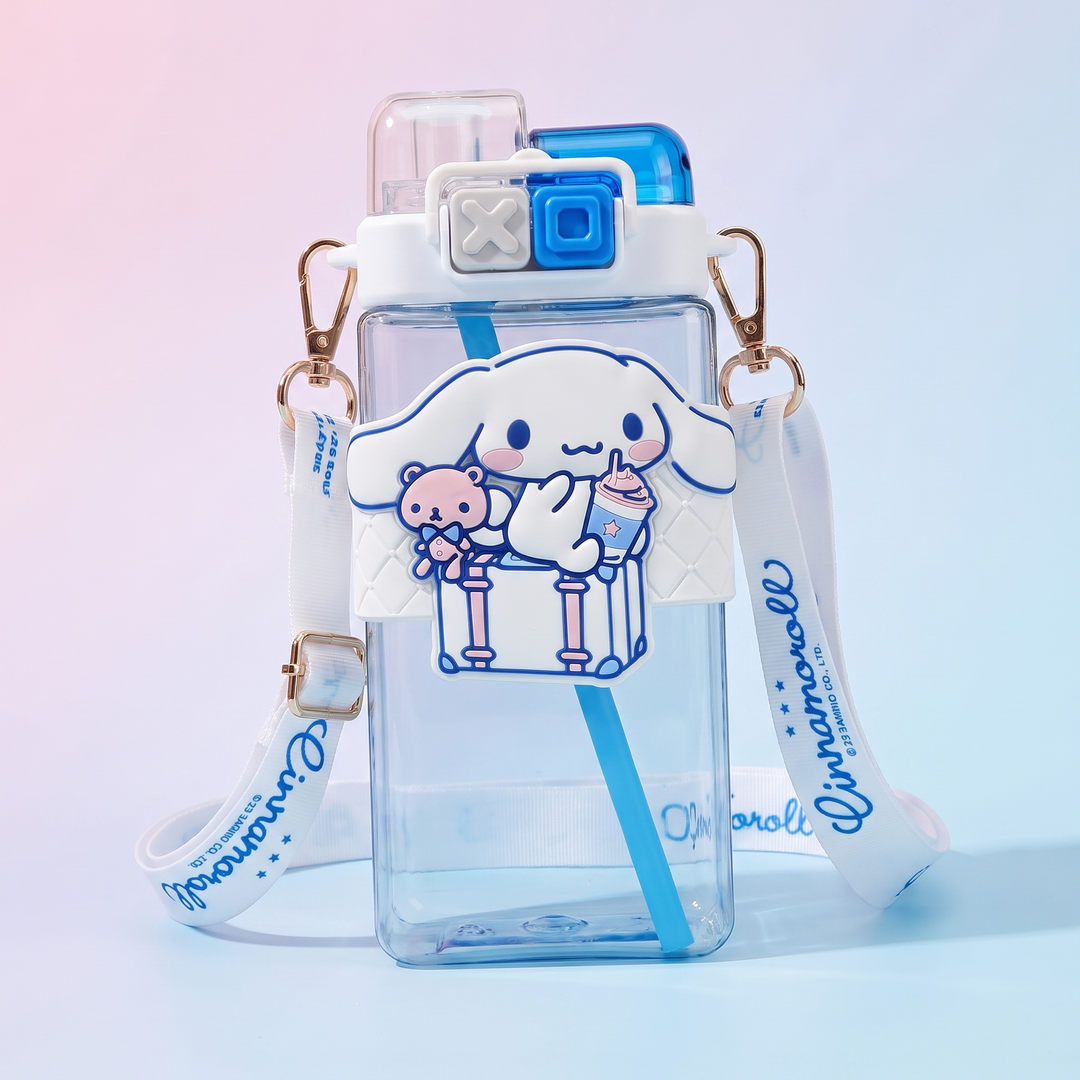 Kawaii Cartoon Straw Tumbler Cup - Cinnamoroll-C Design