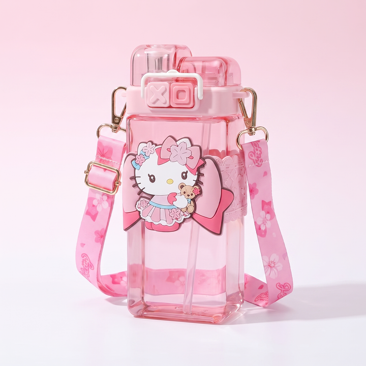 PHYSIOATHLETX Kawaii Cartoon Straw Tumbler Cup - Hero Studio Shot