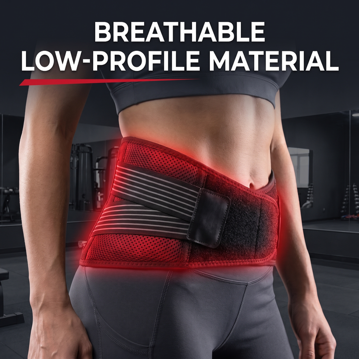 Breathable low-profile material designed for flexible all-day wear