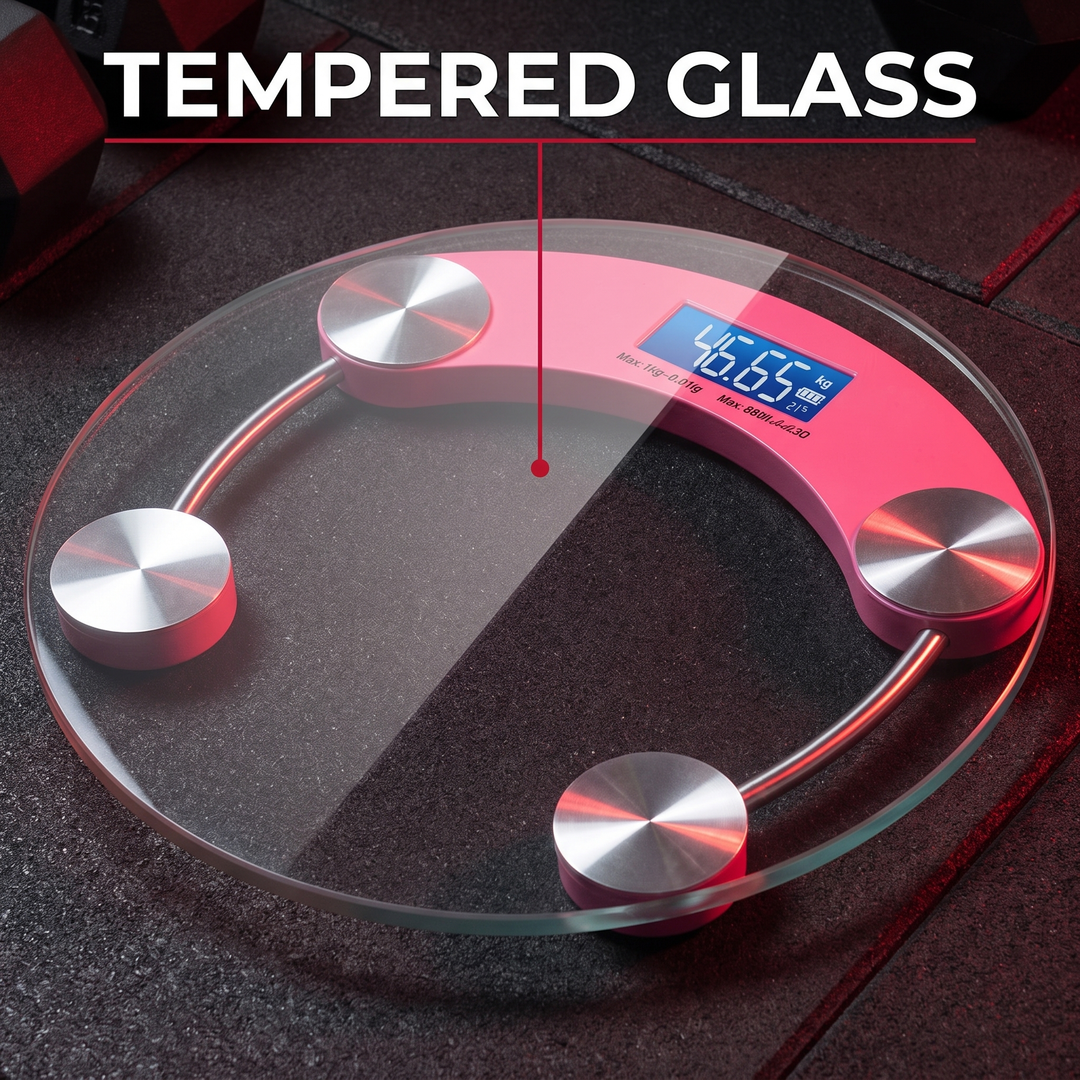 Tempered glass platform - durable sleek home-gym essential surface