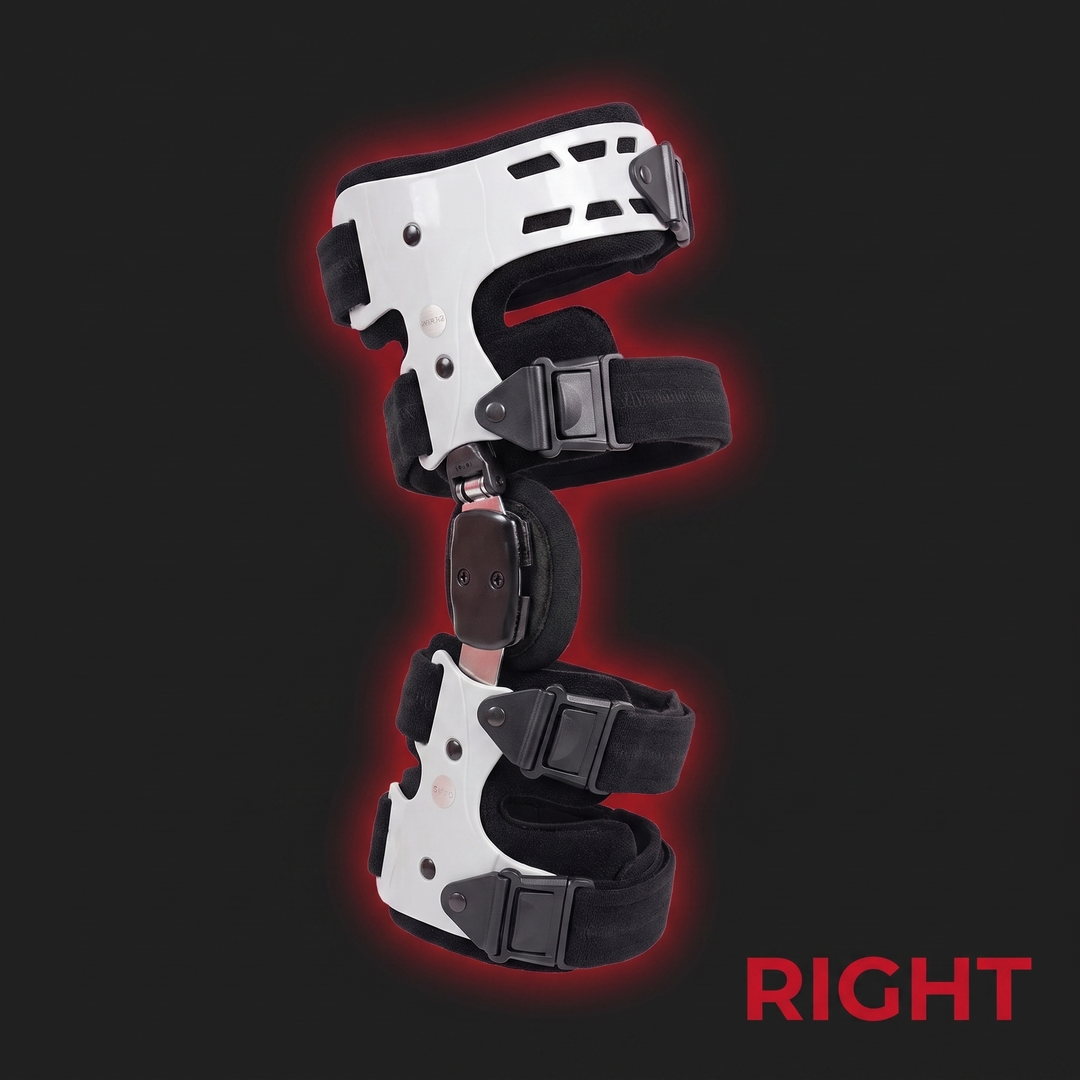 Adjustable OA Unloader Knee Brace - Right knee fit