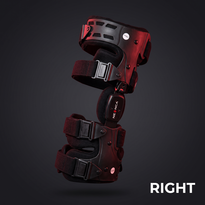 PHYSIOATHLETX adjustable knee brace - Right leg configuration