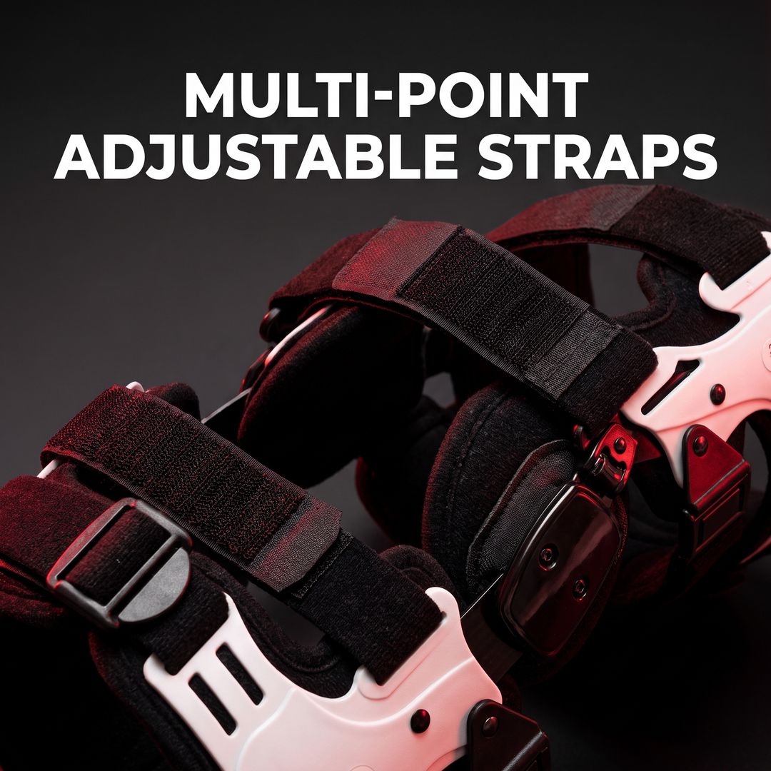 Adjustable OA Unloader Knee Brace - multi-point adjustable straps