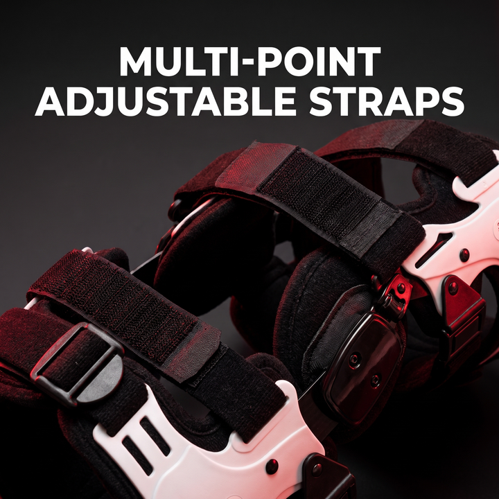 Adjustable OA Unloader Knee Brace - multi-point adjustable straps