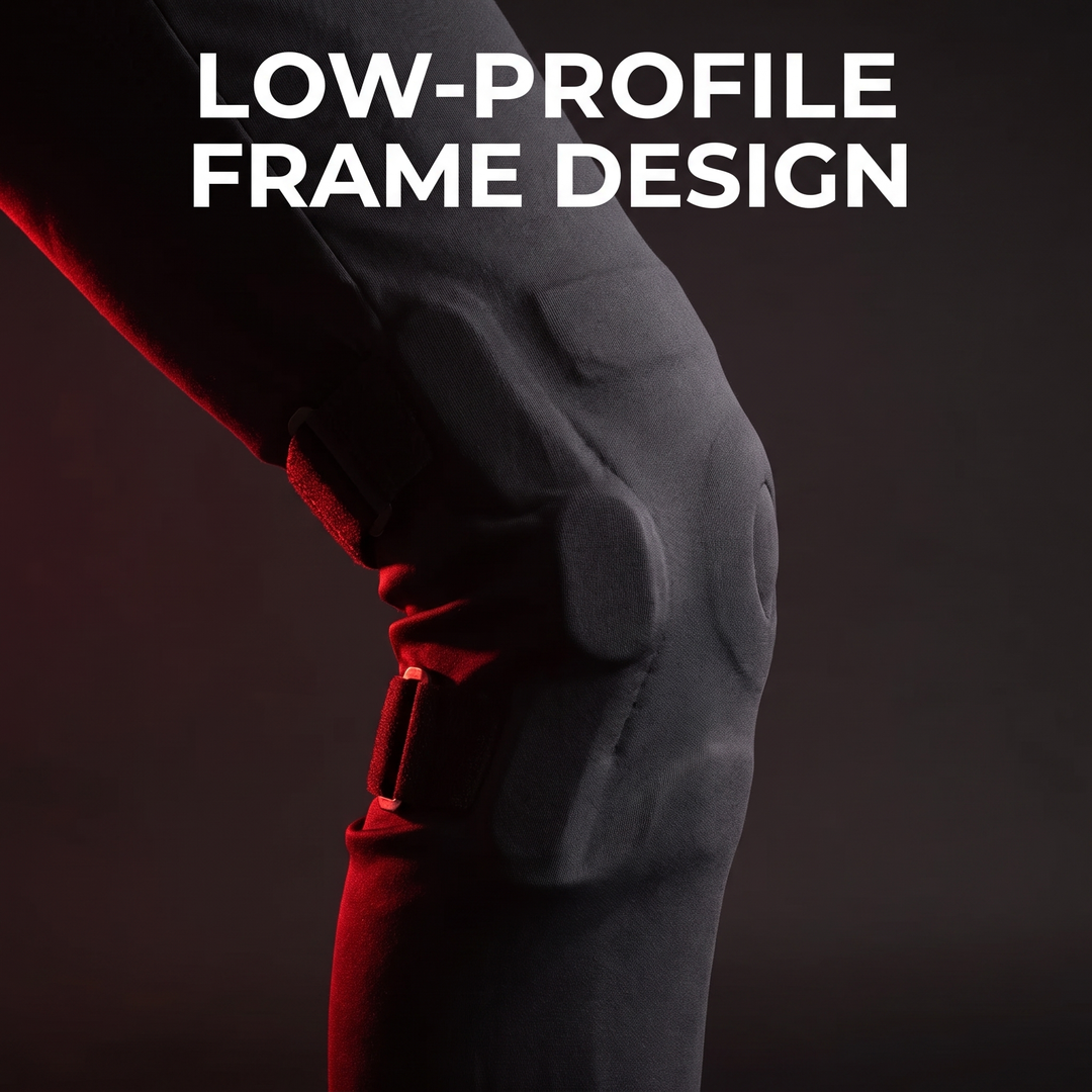 Adjustable OA Unloader Knee Brace - low-profile frame design under clothing