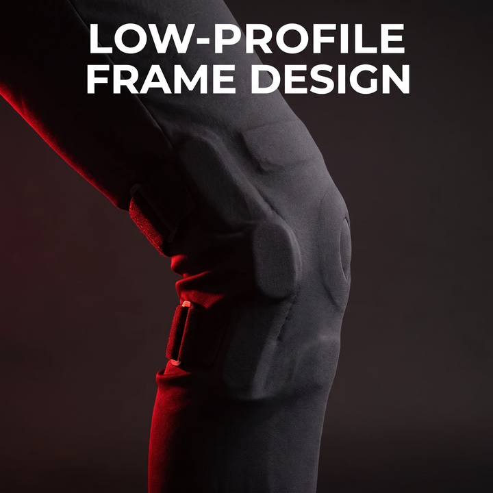 Adjustable OA Unloader Knee Brace - low-profile frame design under clothing