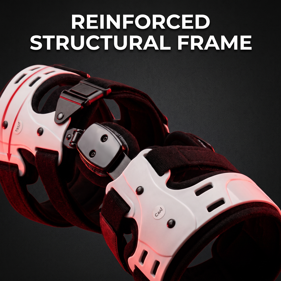 Adjustable OA Unloader Knee Brace - reinforced structural frame