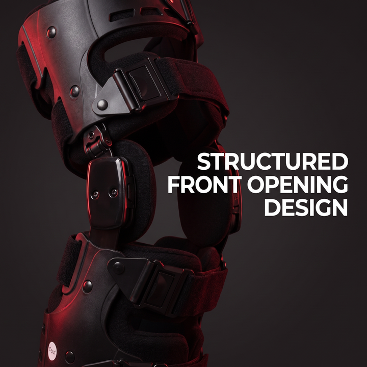 Structured front opening design detail