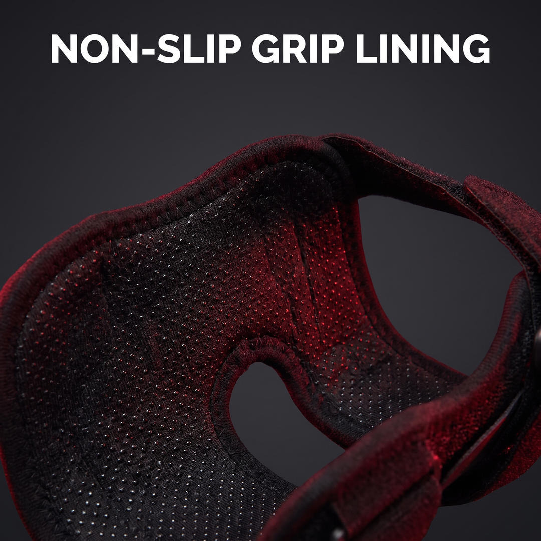 Non-slip interior grip lining detail
