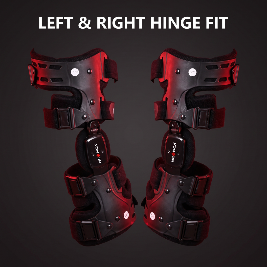 Left and right hinge fit configuration