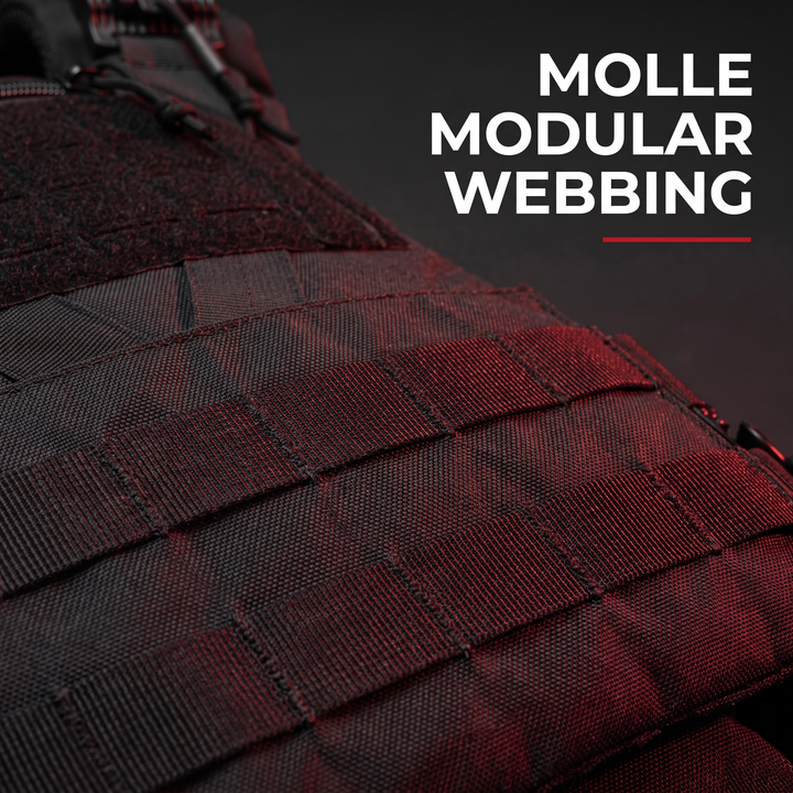 Professional Tactical Plate Carrier Vest - MOLLE Modular Webbing