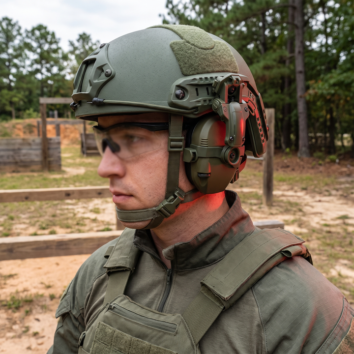 Professional Tactical Helmet Headset Active Noise Cancelling Ear Protection - Tactical Training Lifestyle