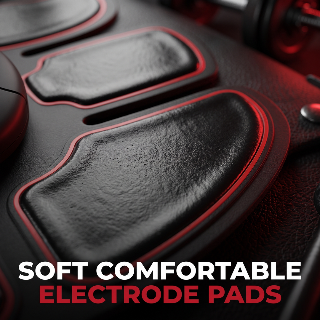 Professional EMS Electric Muscle Stimulator Wireless Hip Buttocks Abs Trainer Body Toning Fitness Massager for Home Gym Strength Recovery - soft comfortable electrode pads