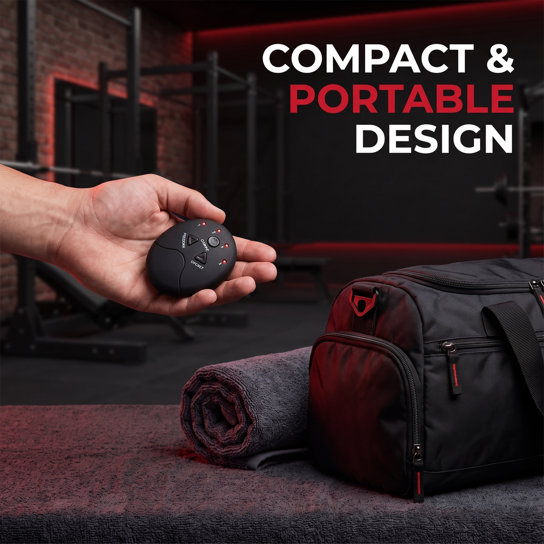 Professional EMS Electric Muscle Stimulator Wireless Hip Buttocks Abs Trainer Body Toning Fitness Massager for Home Gym Strength Recovery - compact and portable design