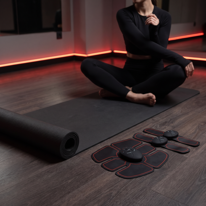 Professional EMS Electric Muscle Stimulator Wireless Hip Buttocks Abs Trainer Body Toning Fitness Massager for Home Gym Strength Recovery - home workout recovery scene