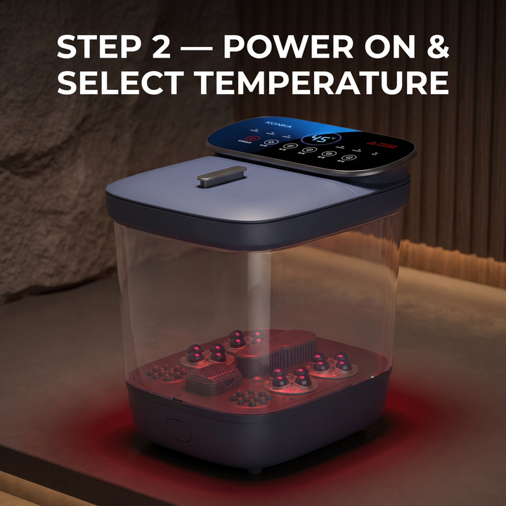 Electric Foot Spa Bath Massager Automatic Foot Soak Bucket with Heat Fumigation Constant Temperature Portable Home Foot Care Basin