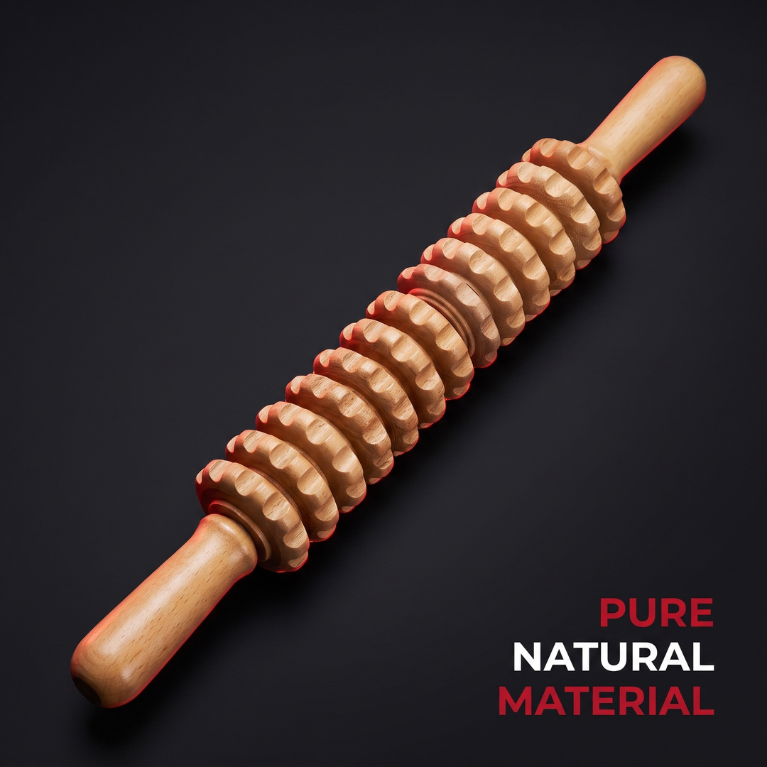 Pure Natural Wood Material - Massage Roller Construction