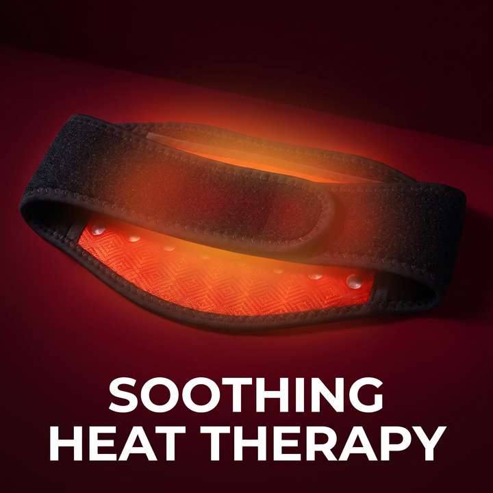 Soothing heat therapy neck wrap glow