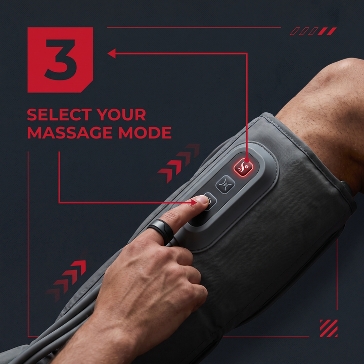 Professional Air Pressure Calf Massager Leg Wrap Airbag Compression Massage Device 3 Modes Portable Recovery Tool for Home Use Leg Relaxation Circulation Support